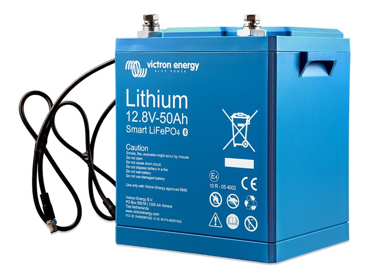 Smart Lithium accu (LiFePO4) 12,8V