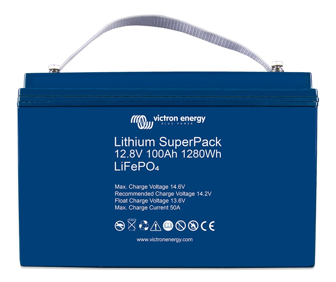 Lithium SuperPack 12,8V/100Ah Hoge stroo