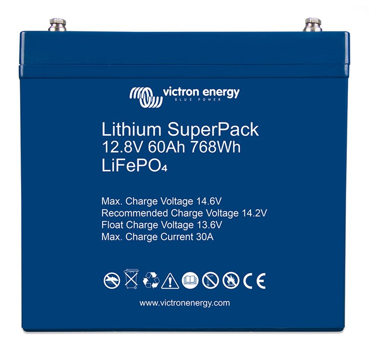 SuperPack LiFePO4 accu (Lithium) 12,8V